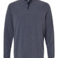 adidas T-shirts S / Collegiate Navy Melange adidas - Men's Henley Long-Sleeve Tee