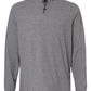 adidas T-shirts S / Grey Five Melange adidas - Men's Henley Long-Sleeve Tee