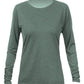 ANETIK T-shirts XS / Dark Olive Heathered ANETIK - Women's Breeze Tech Long Sleeve T-Shirt