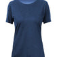 ANETIK T-shirts XS / Navy Heathered ANETIK - Women's Breeze Tech Short Sleeve T-Shirt
