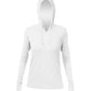 ANETIK T-shirts XS / White Heathered ANETIK - Women's Breeze Tech Hooded T-Shirt