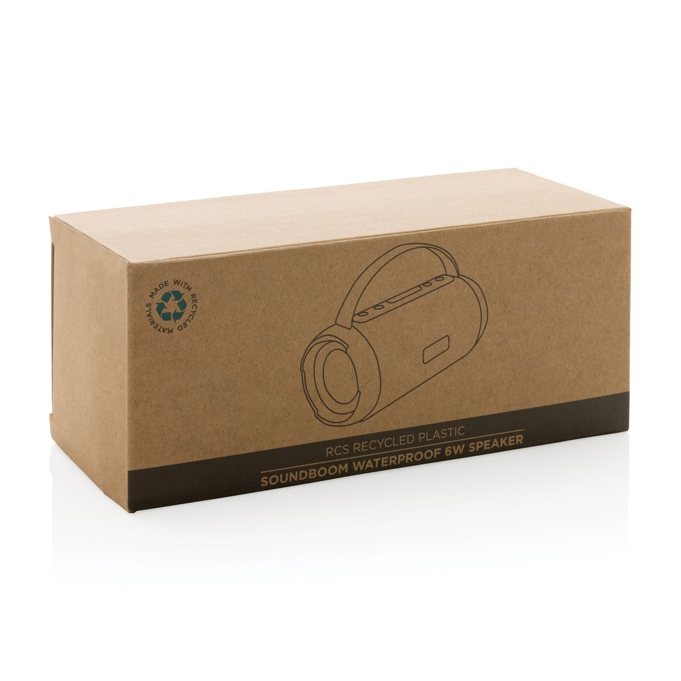 Anker Electronics One Size / Black Recycled Plastic Soundboom Waterproof 6W Speaker