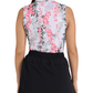 Bad Birdie Polos Bad Birdie - Women's Lei'd Brilliant White Sleeveless Polo