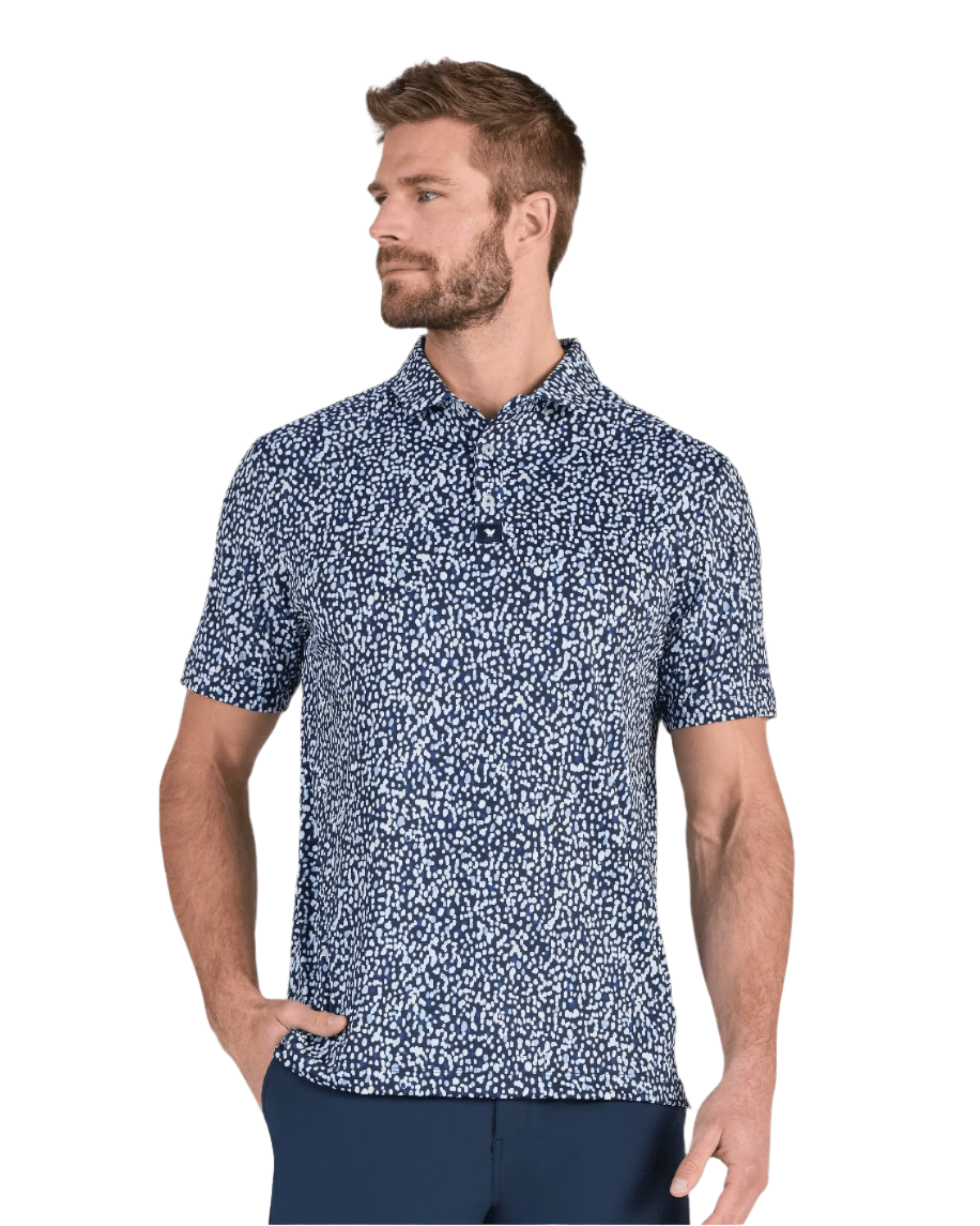 Bad Birdie Polos S / Drippity Drip Remix Bad Birdie - Men's Drippity Drip Remix Polo