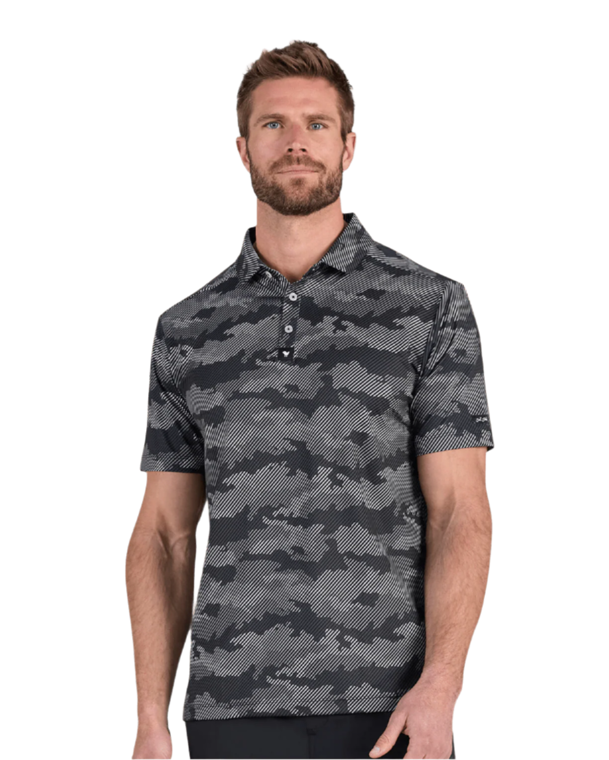 Bad Birdie Polos S / Frostbit Granite Bad Birdie - Men's Frostbite Granite Polo