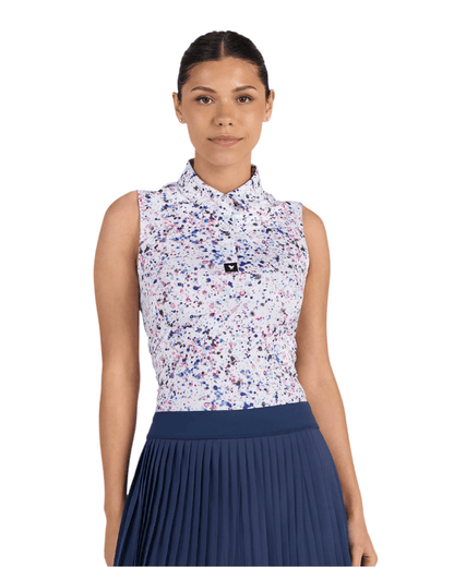 Bad Birdie Polos XS / Paint Splatter 3 Bad Birdie - Women's Paint Splatter 3 Polo