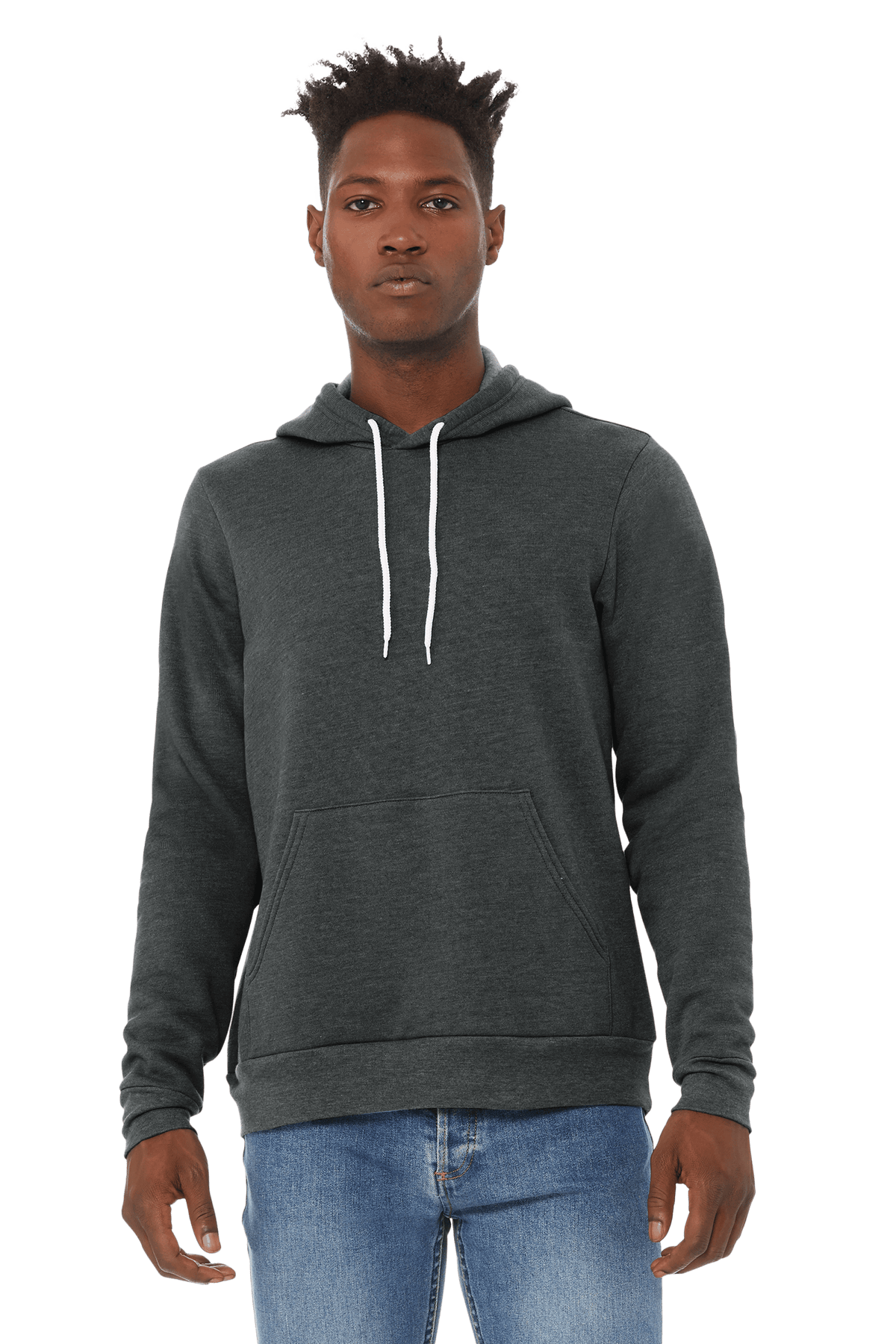 Bella + Canvas Sweatshirts XS / Dark Grey Heather Bella + Canvas - Sponge Fleece Hoodie