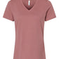 Bella + Canvas T-Shirts S / Mauve Bella + Canvas - Women's Relaxed Jersey V-Neck Tee