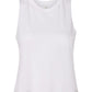 Bella + Canvas T-Shirts S / Solid White Blend Bella + Canvas - Women's Racerback Crop Tank