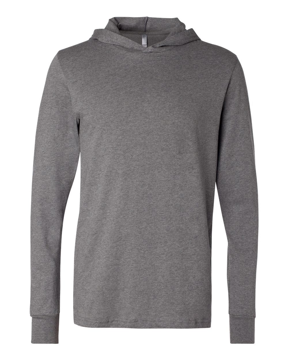 Bella + Canvas T-Shirts XS / Deep Heather Bella + Canvas - Jersey Long Sleeve Hoodie