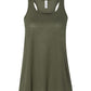 Bella + Canvas T-Shirts XS / Military Green Bella + Canvas - Women's Flowy Racerback Tank