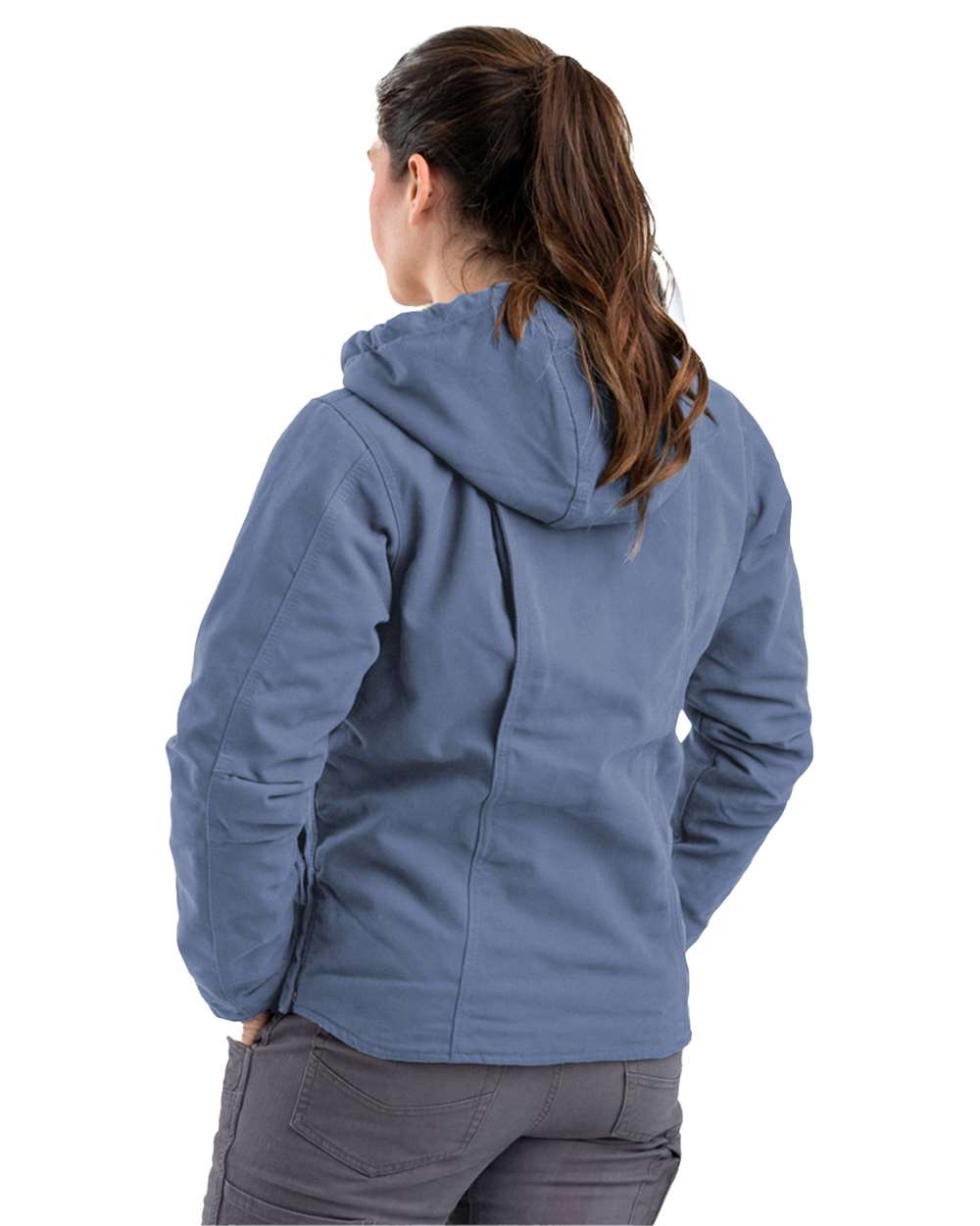 Berne Outerwear Berne - Women's Sherpa-Lined Softstone Duck Hooded Jacket