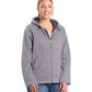 Berne Outerwear S / Smoke Berne - Women's Sherpa-Lined Twill Hooded Jacket
