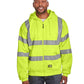 Berne Sweatshirts Berne - Men's Hi-Vis Type R Class 3 Lined Hooded Sweatshirt