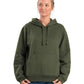 Berne Sweatshirts S / Dark Olive Green Berne - Women's Heritage Zip Pocket Hooded Sweatshirt