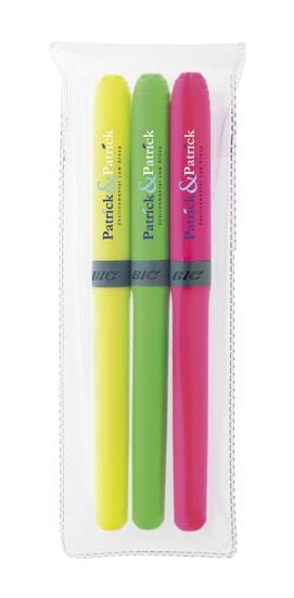 BIC Writing Instruments One Size / Yellow/Green/Pink BIC - Brite Liner Grip™ 3-Pack