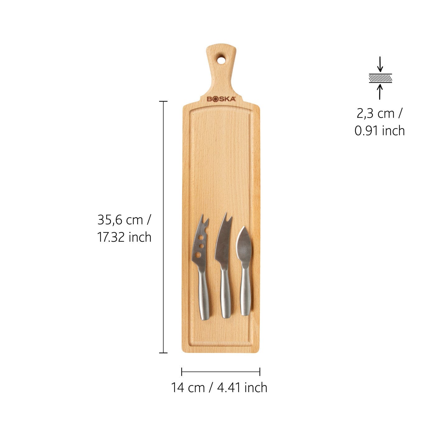 BOSKA Home & Office One Size / Wood BOSKA - Cheese Set Amigo