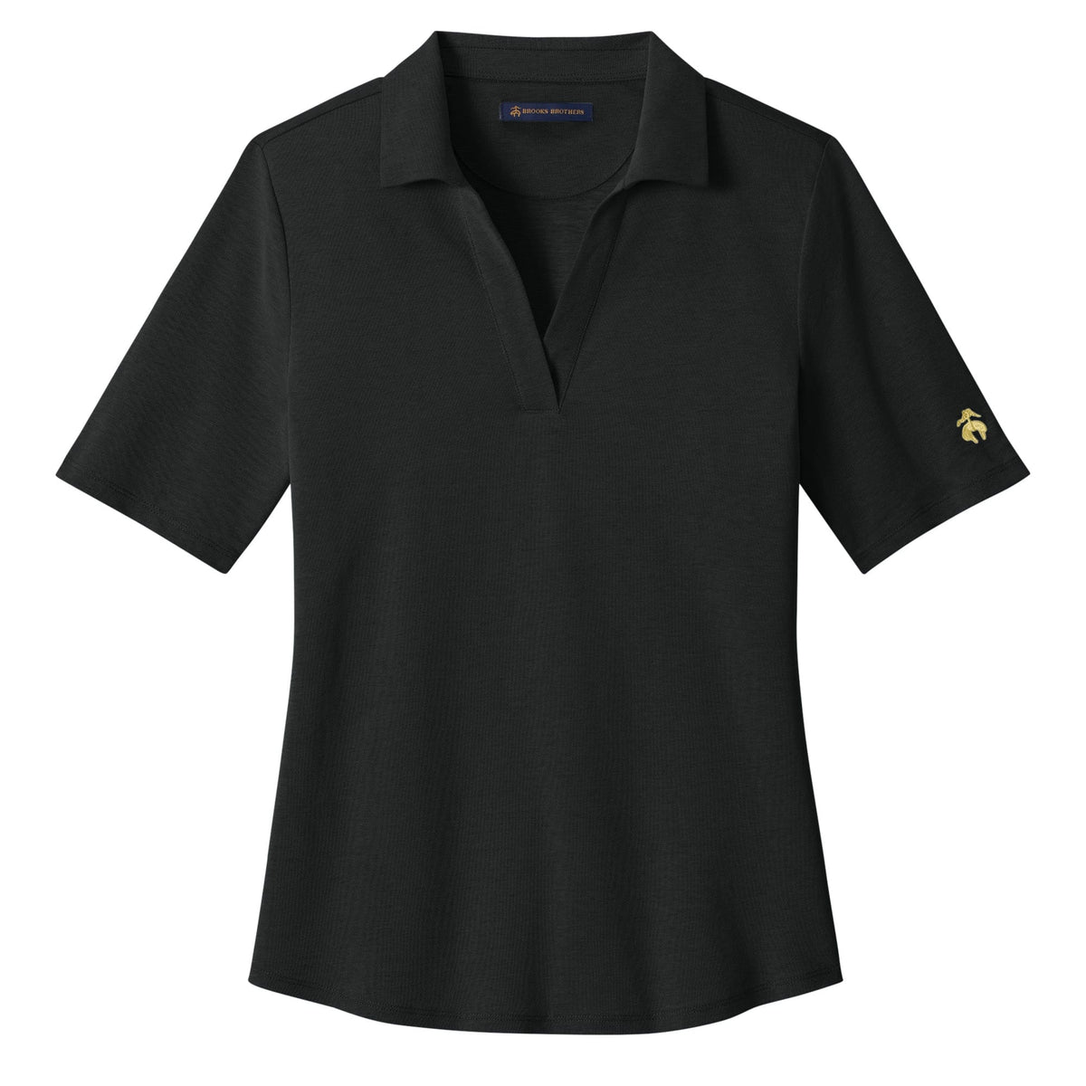 Brooks Brothers Polos XS / Deep Black Brooks Brothers - Women's Pinpoint Pique Polo