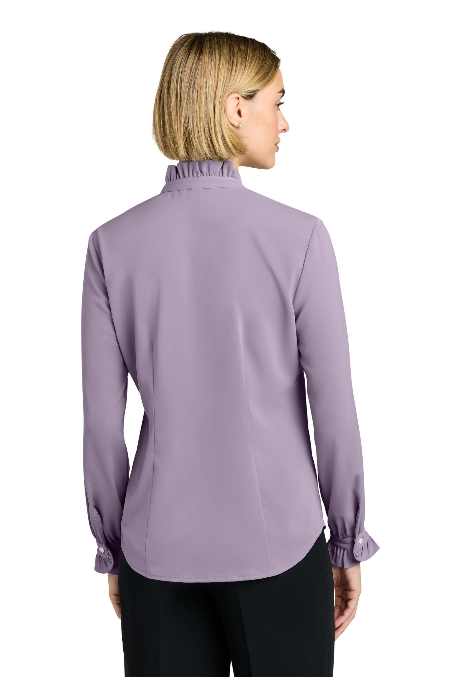 Brooks Brothers - Women's Long Sleeve Ruffle Collar Blouse