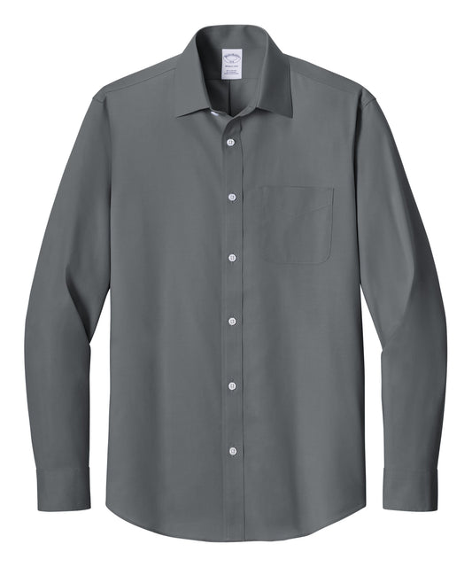 Brooks Brothers - Men's Wrinkle-Free Stretch Pinpoint Spread Collar Shirt
