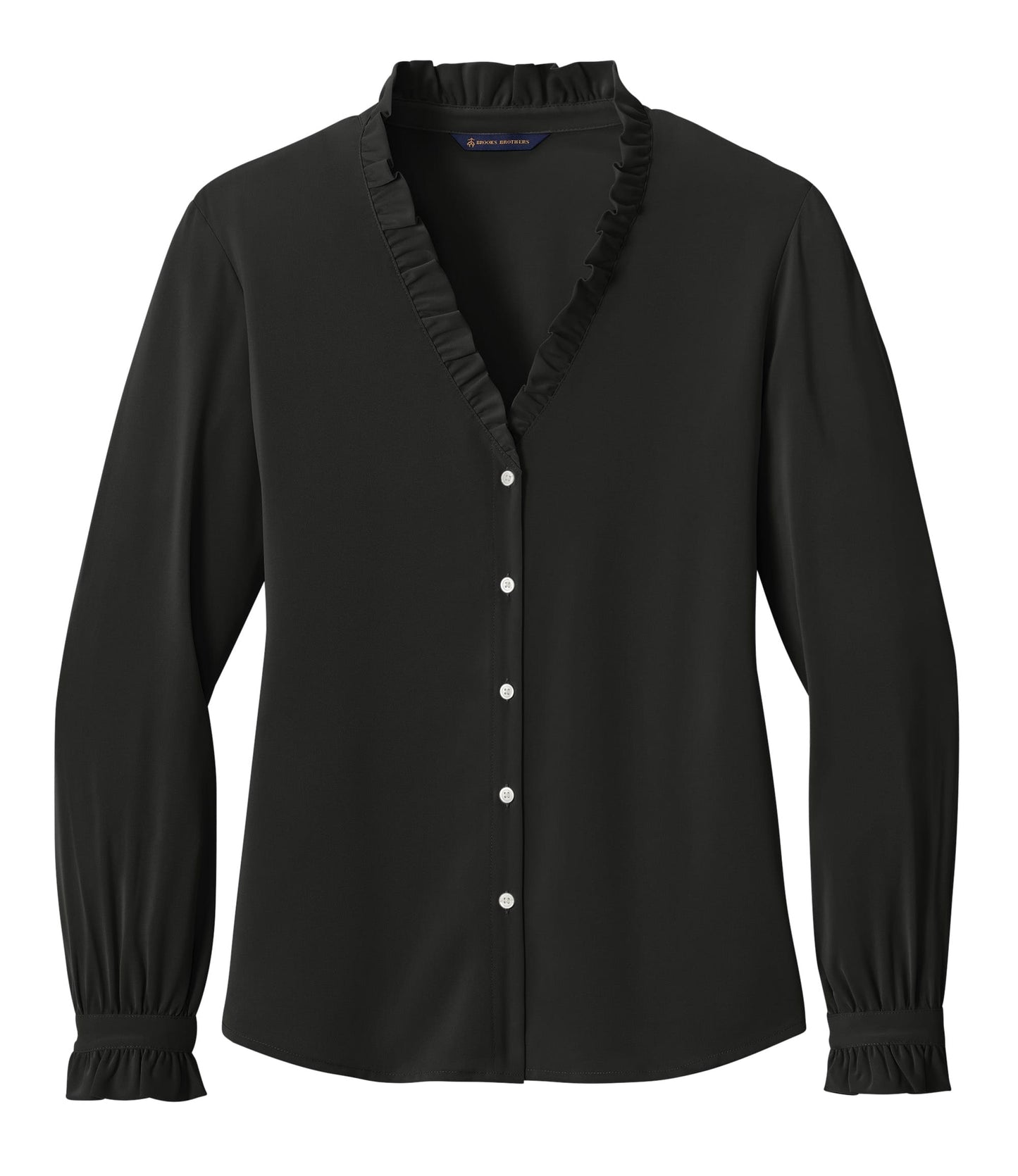 Brooks Brothers - Women's Long Sleeve Ruffle Collar Blouse