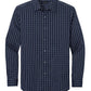 Brooks Brothers Woven Shirts XS / Navy Blazer/White Grid Check Brooks Brothers - Men's Tech Stretch Patterned Shirt