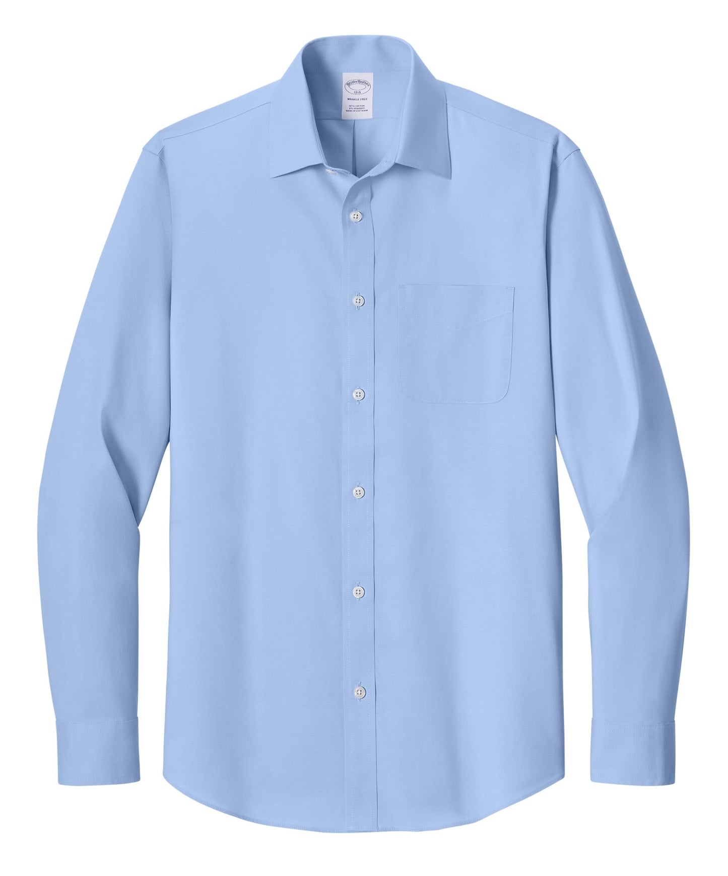 Brooks Brothers - Men's Wrinkle-Free Stretch Pinpoint Spread Collar Shirt