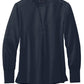 Brooks Brothers Woven Shirts XS / Night Navy Brooks Brothers - Women's Open-Neck Satin Blouse