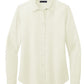 Brooks Brothers Woven Shirts XS / Off White Brooks Brothers - Women's Full-Button Satin Blouse