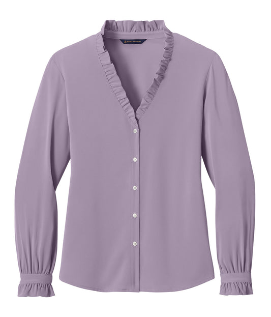 Brooks Brothers - Women's Long Sleeve Ruffle Collar Blouse