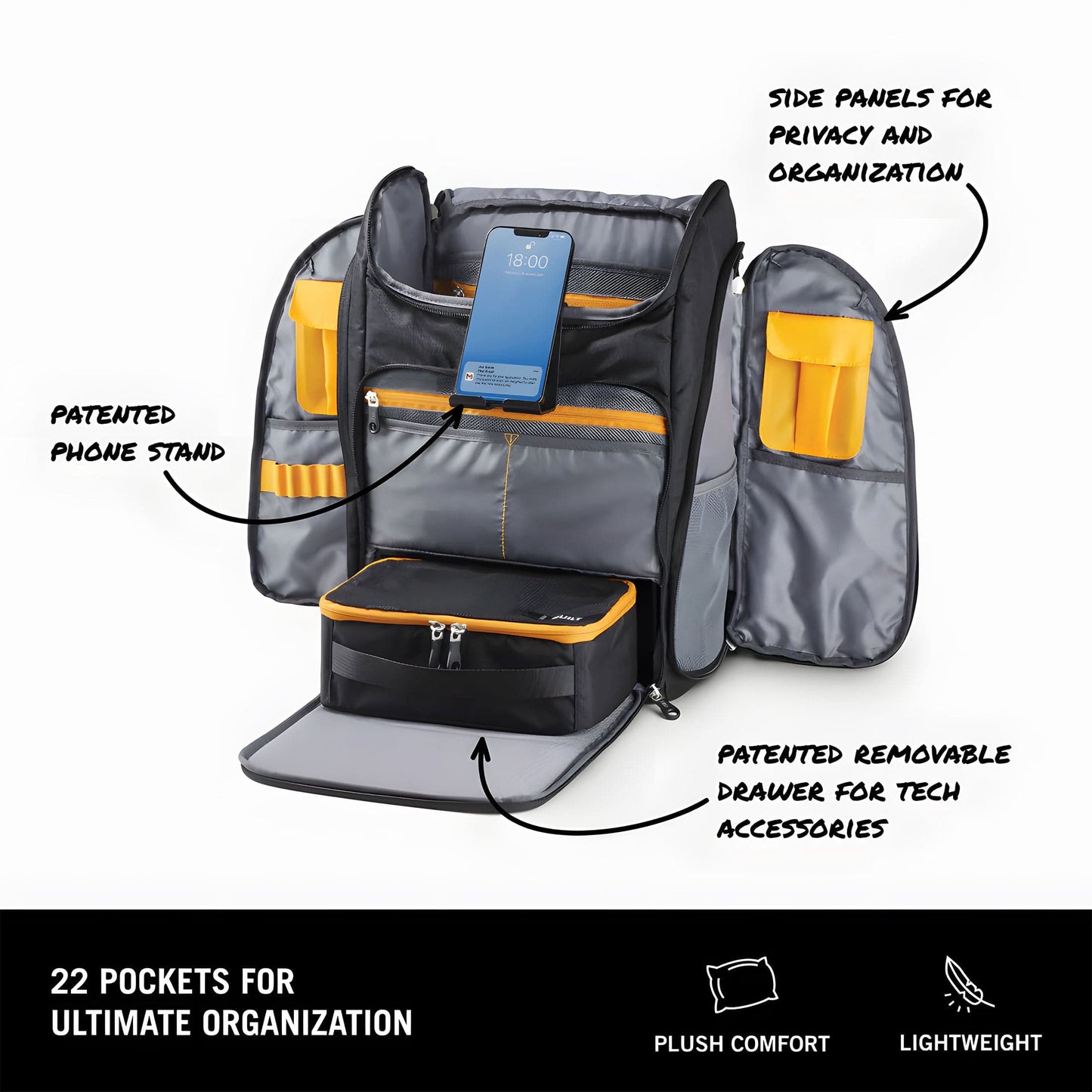 BUILT Bags One Size / Black BUILT - All In Backpack