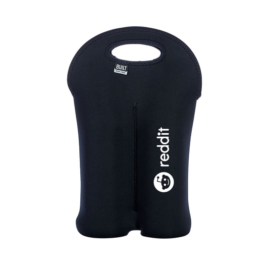 BUILT Bags One Size / Black BUILT - Two Bottle Wine Tote