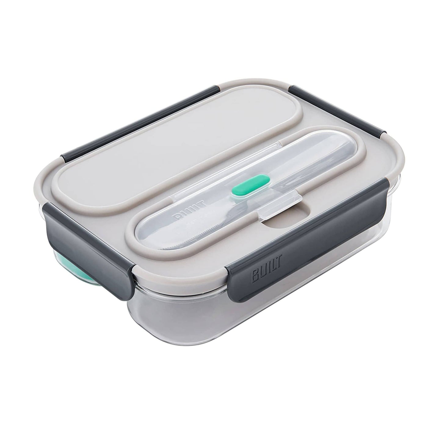 BUILT Bags One Size / Concrete Grey BUILT - 2 Compartment Bento Lunch Box w/Ice Pack