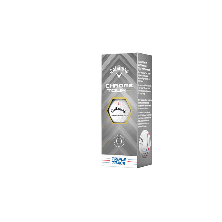 Callaway Golf Balls Dozen / White Callaway - Custom Chrome Tour Triple Diamond Triple Track White Box Dozen