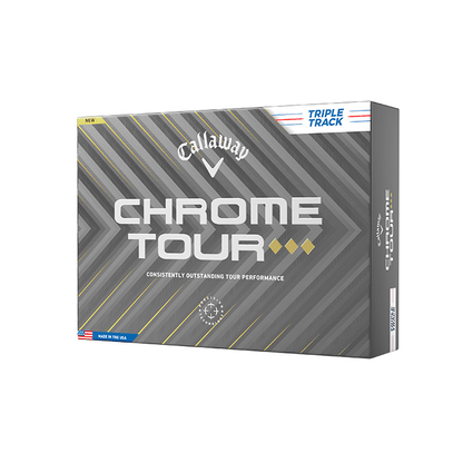 Callaway Golf Balls Dozen / White Callaway - Custom Chrome Tour Triple Diamond Triple Track White Box Dozen