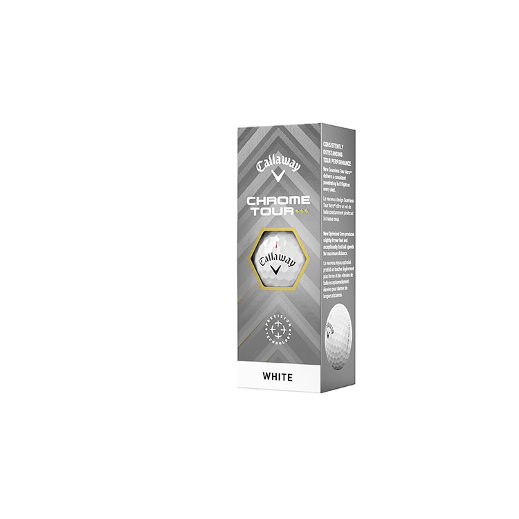 Callaway Golf Balls Dozen / White Callaway - Custom Chrome Tour Triple Diamond White Box Dozen