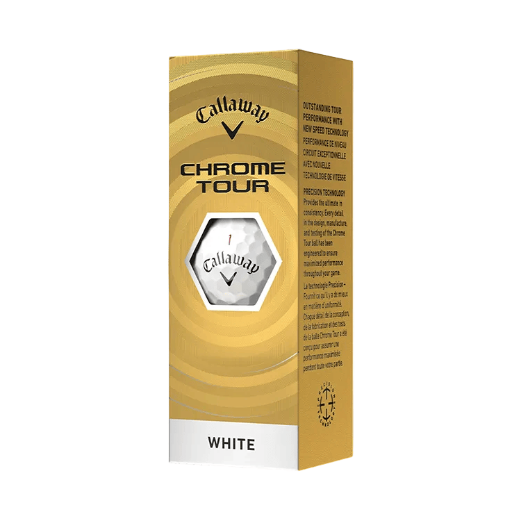 Callaway Golf Balls Dozen / White Callaway - Custom Chrome Tour White Box Dozen