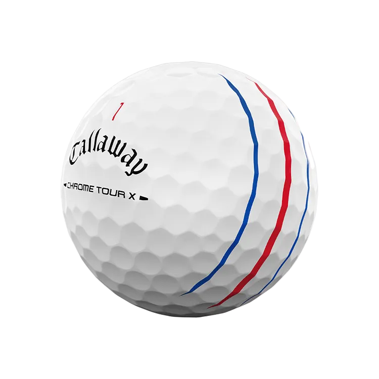 Callaway Golf Balls Dozen / White Callaway - Custom Chrome Tour X Triple Track White Box Dozen