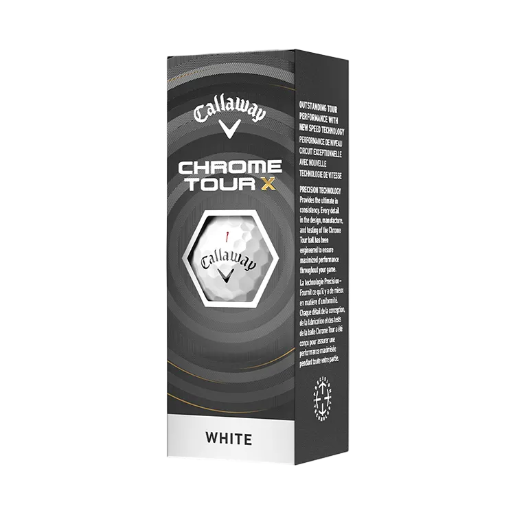 Callaway Golf Balls Dozen / White Callaway - Custom Chrome Tour X White Box Dozen
