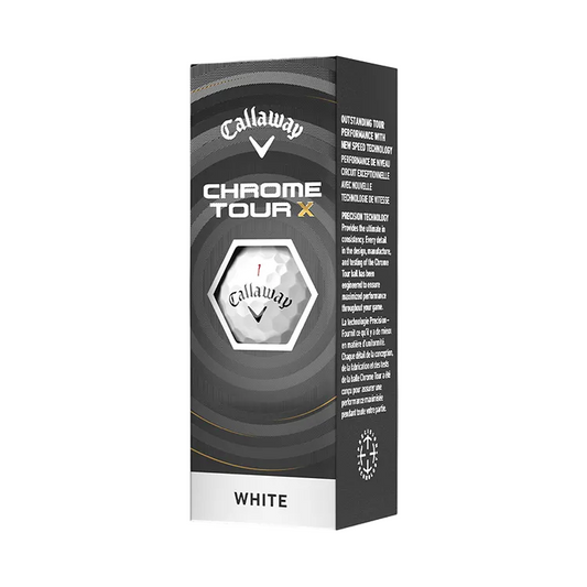 Callaway Golf Balls Dozen / White Callaway - Custom Chrome Tour X White Box Dozen