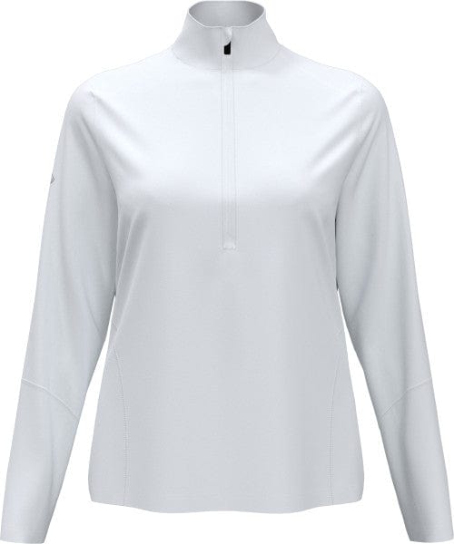 Callaway Layering S / White Callaway - Women's 1/4-Zip Water Repellent Pullover