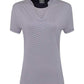 Callaway Polos S / Peacoat/White Callaway - Women's Fine Line Stripe Polo