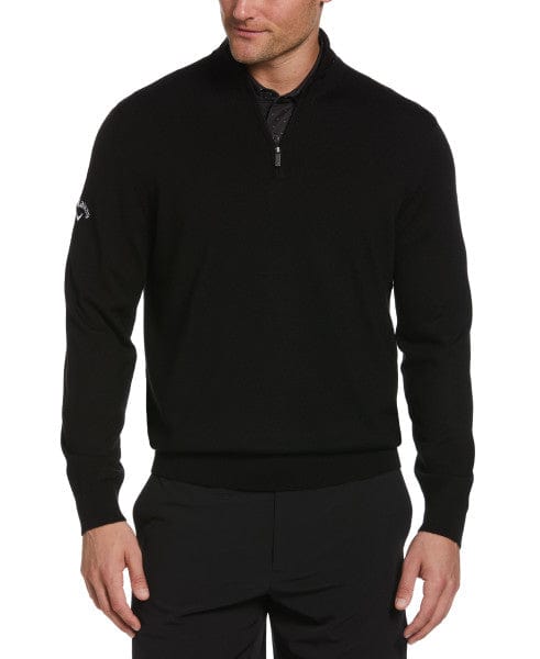 Callaway Sweaters S / Black Ink Callaway - Men's 1/4-Zip Merino Sweater