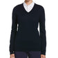 Callaway Sweaters S / Navy Blue Callaway - Women's V-Neck Merino Sweater
