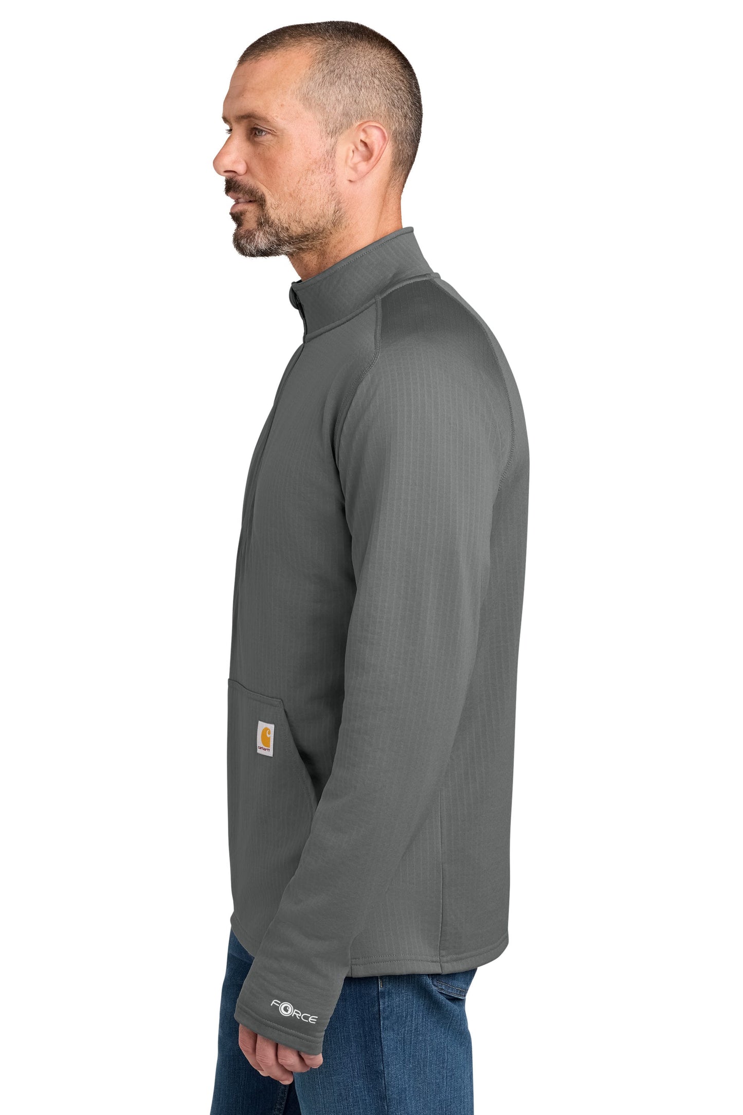 Carhartt Layering Carhartt - Men's Force® 1/2-Zip Grid Fleece