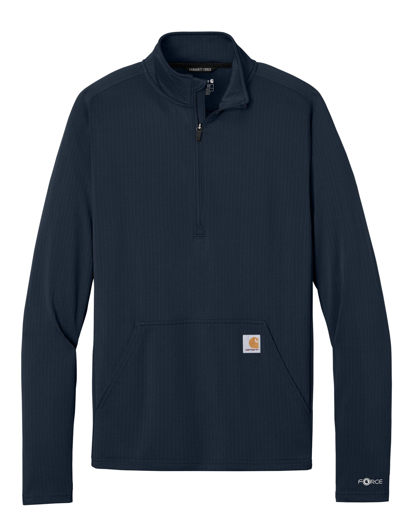 Carhartt Layering S / Navy Carhartt - Men's Force® 1/2-Zip Grid Fleece