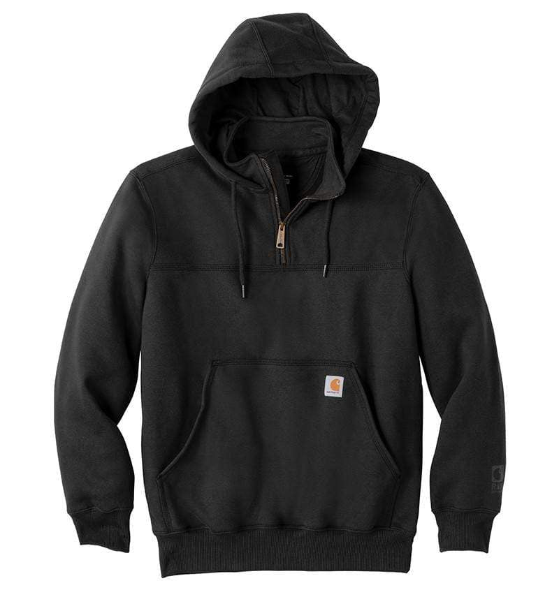 Carhartt Sweatshirts S / Black Carhartt® - Rain Defender ® Paxton Heavyweight Hooded Zip Mock Sweatshirt