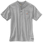 Carhartt T-shirts S / Heather Grey Carhartt - Short Sleeve Henley T-Shirt