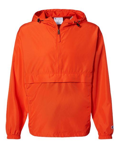 Champion Outerwear S / Orange Champion - Packable Quarter-Zip Jacket