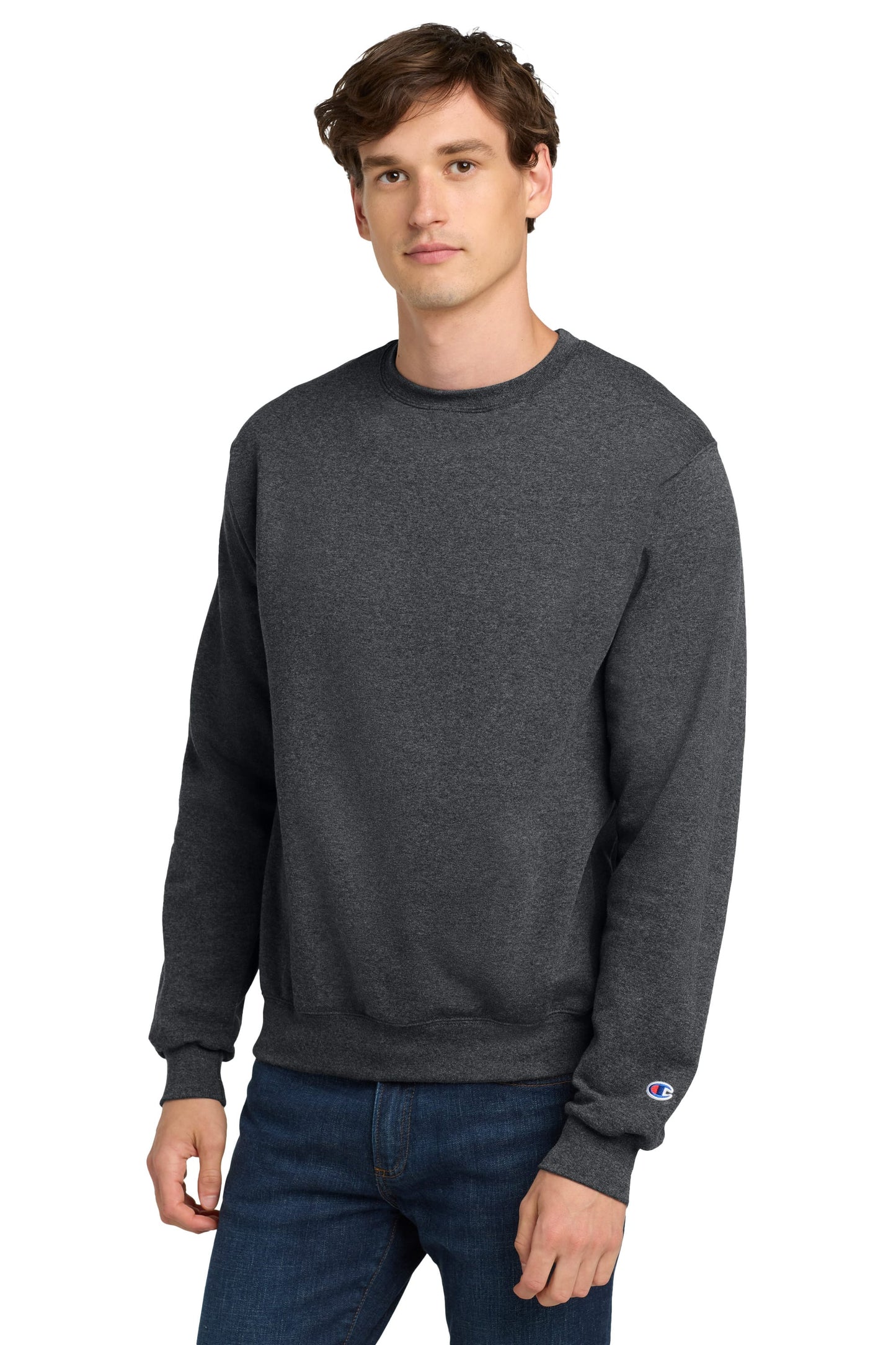 Champion Sweatshirts Champion - Powerblend® Heathered Crewneck Sweatshirt